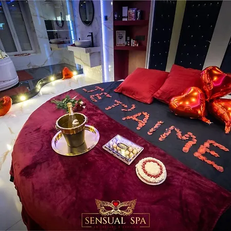 Sensual Spa- Love Room Jacuzzi Hammam Terrasse Nancy Esterno foto